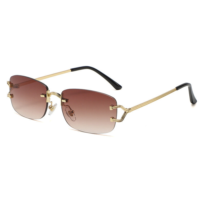 Lunettes Sans Monture Monoverre – Effet Miroir Luxe & Légèreté