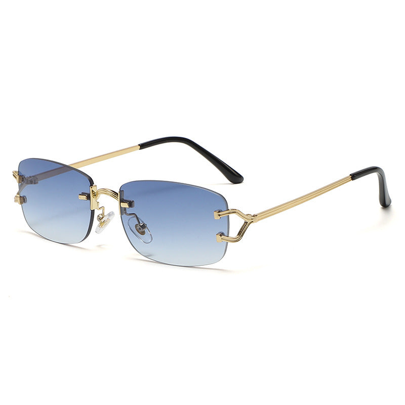 Lunettes Sans Monture Monoverre – Effet Miroir Luxe & Légèreté