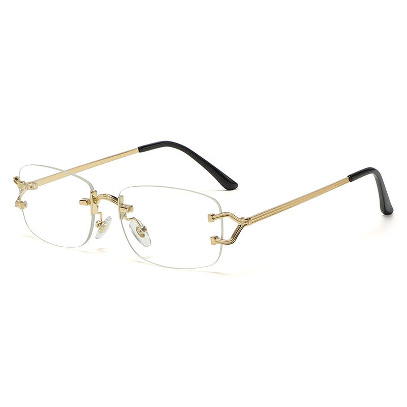 Lunettes Sans Monture Monoverre – Effet Miroir Luxe & Légèreté