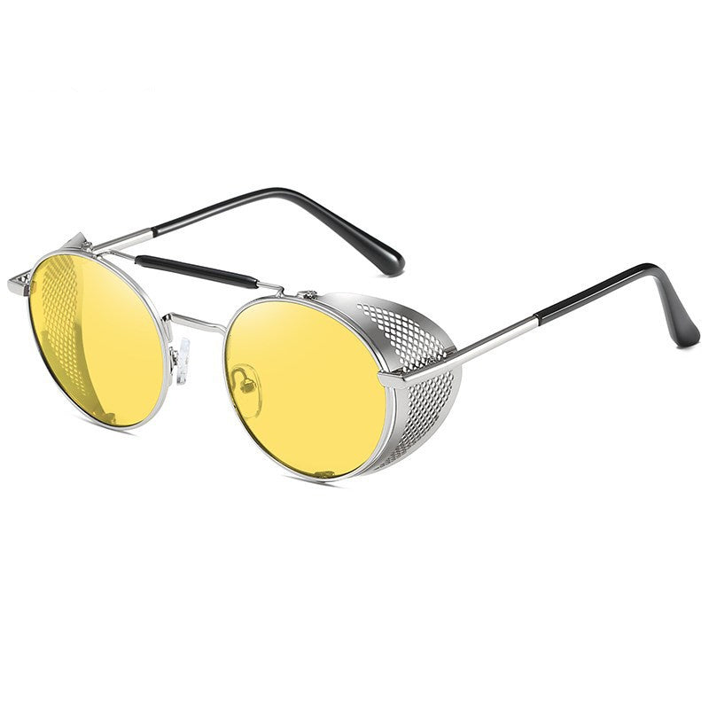Lunettes Métal Rétro – Look Vintage UV400 Unisexe